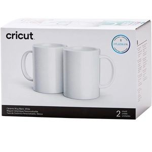 Cricut® 15oz. White Ceramic Mug Blanks, 2ct.